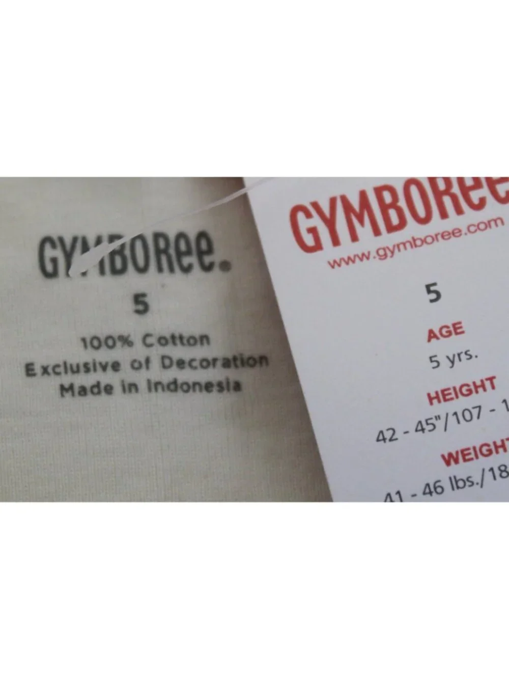 2008 Gymboree Sweeter Than Chocolate Box of Bonbon Shirt White L/S Ribbon
